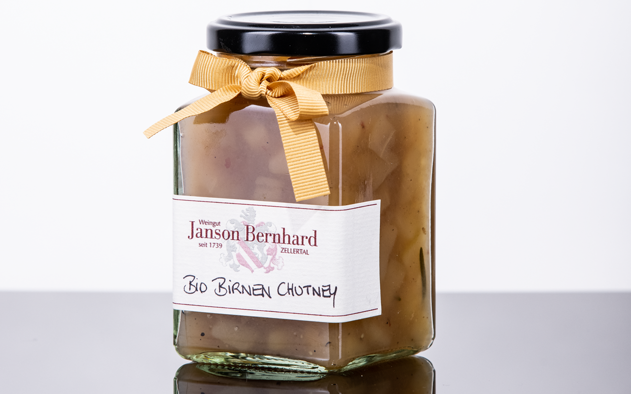 Zellertaler Bio-Birnen-Chutney von Demeter-Winzerin Christine Bernhard