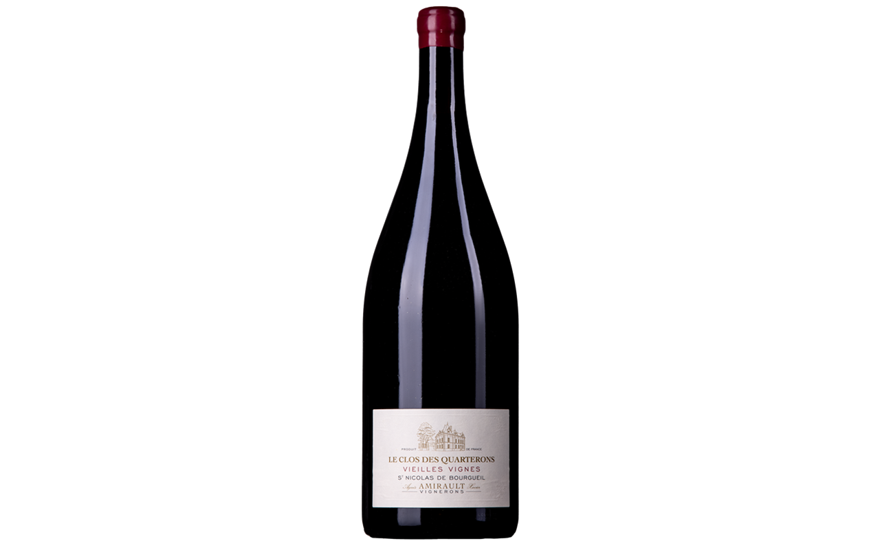 2017 Les Clos de Quarterons Magnum Bio Demeter "Quarzkiesel Kalk Lehm" St. Nicolas de Bourgueil (Loire), Frankreich