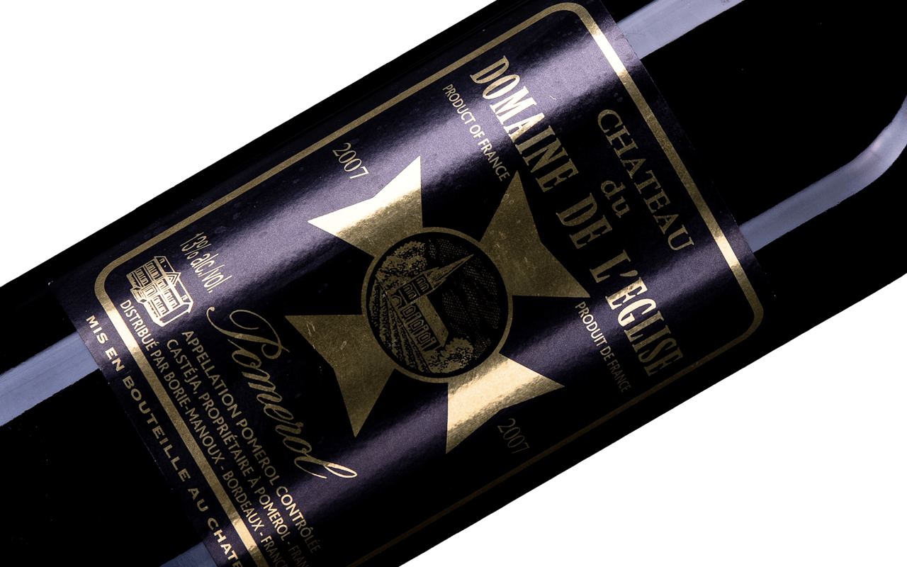 2007 Chateau du Domaine de L`Eglise Magnum "Ton Eisenoxid Kalk" Pomerol Bordeaux, Frankreich