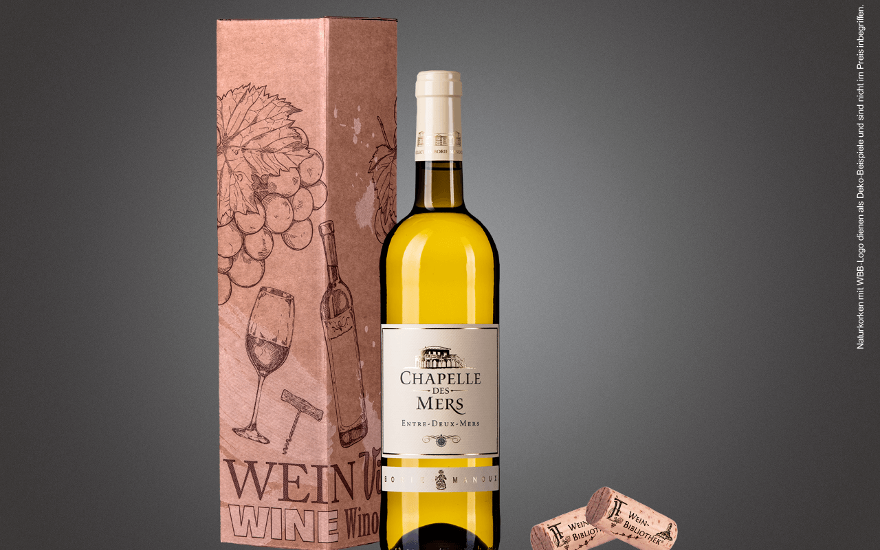 JTC 1er Karton "Weißer Bordeaux Entre deux Mers" als Präsent verpackt (Abholpreis Vinothek) JTC 1er Karton "Weißer Bordeaux Entre deux Mers" als Präsent verpackt (Abholpreis Vinothek)