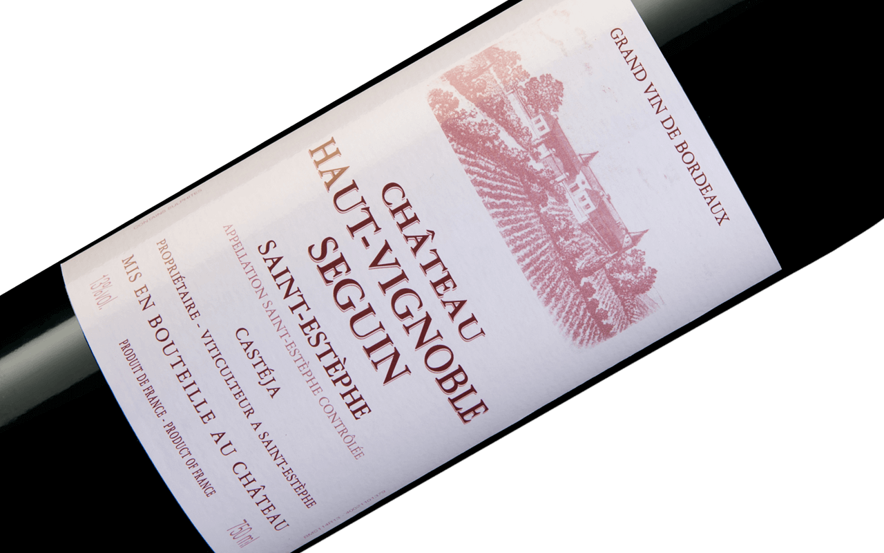 2014 Château Haut-Vinoble Seguin "Ton Kiesel Kalk" Saint Estéphe Bordeaux, Frankreich