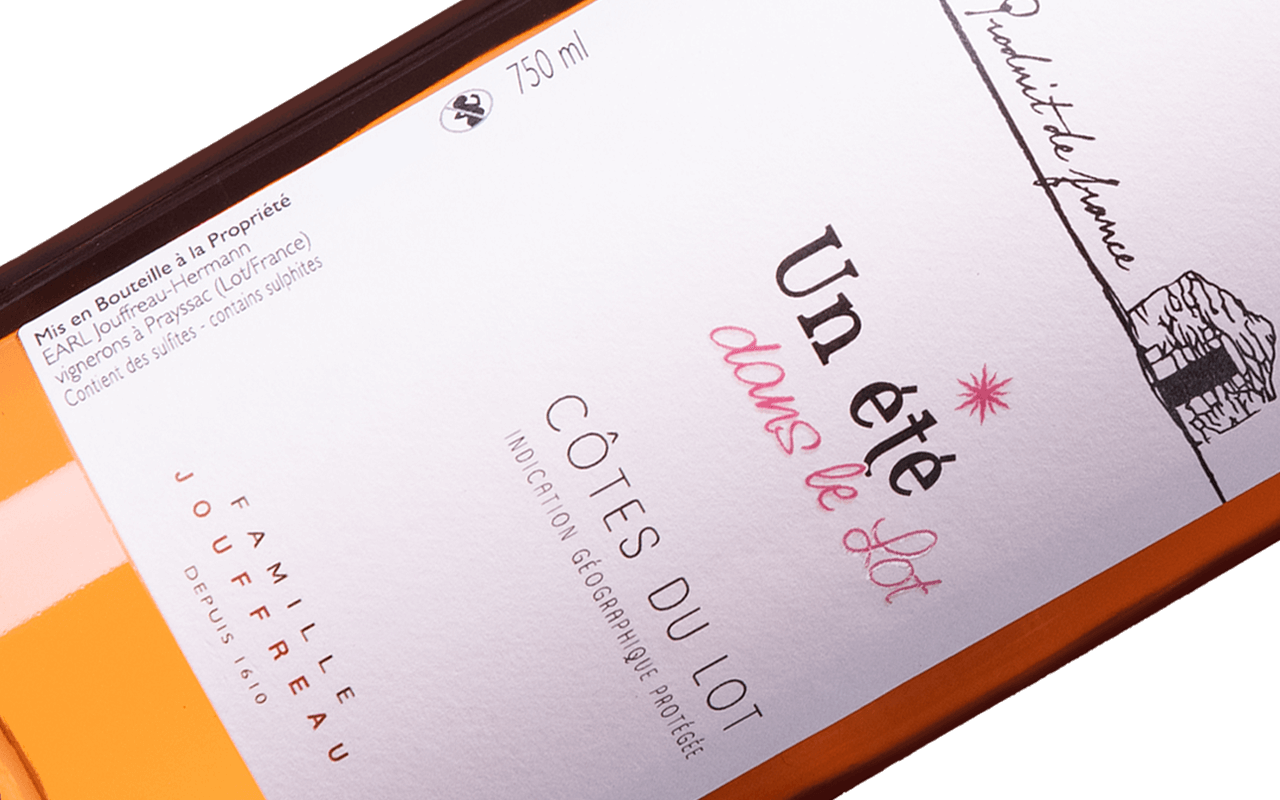 2021 Rosé Un été dans de Lot "Quarzit" Cahors, Frankreich