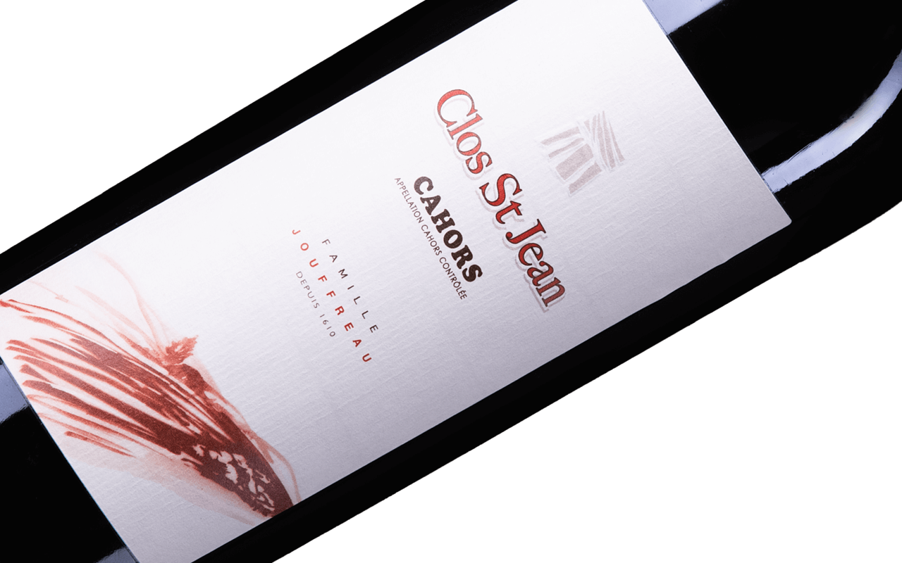 2009 Clos Saint Jean "Kalkstein" Vieilles Vignes, Cahors, Frankreich 