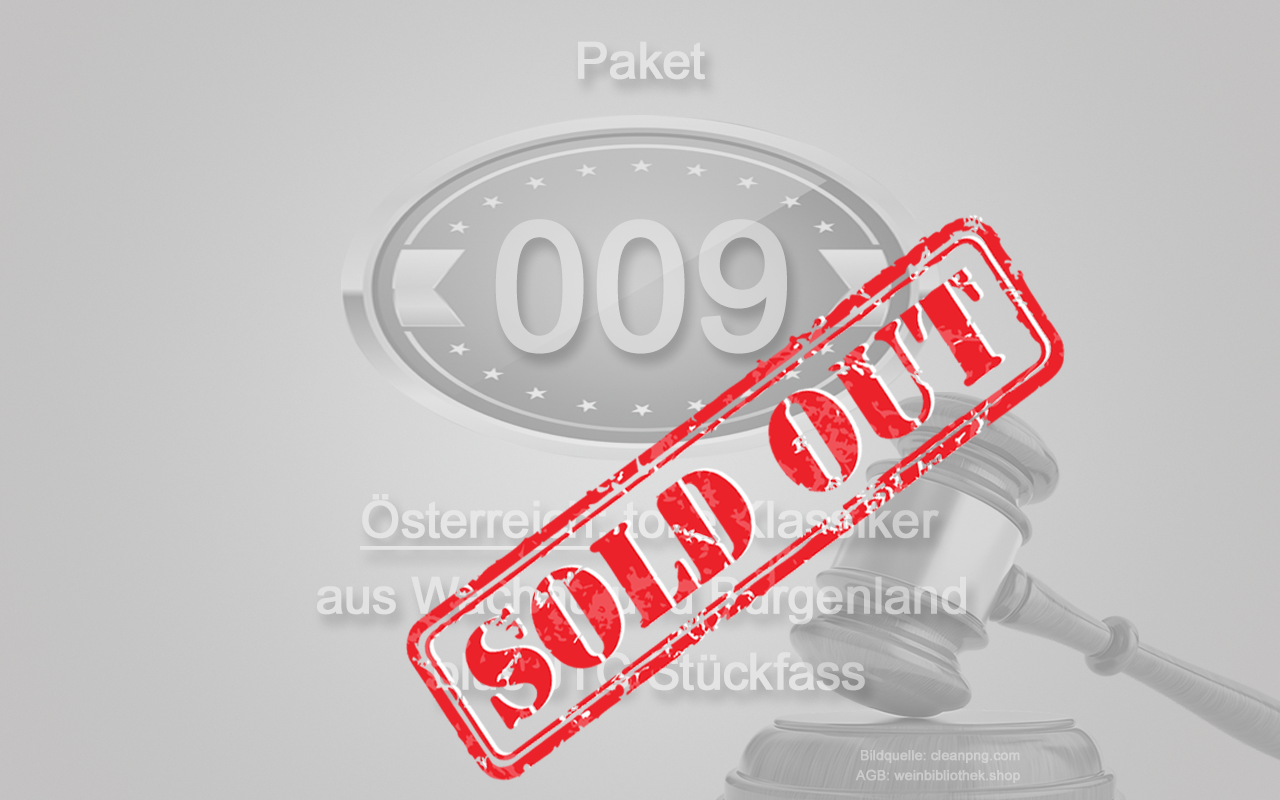 0009 AUKTION Österreich-Paket: tolle Klassiker aus Wachau und Burgenland, JTC Stückfass