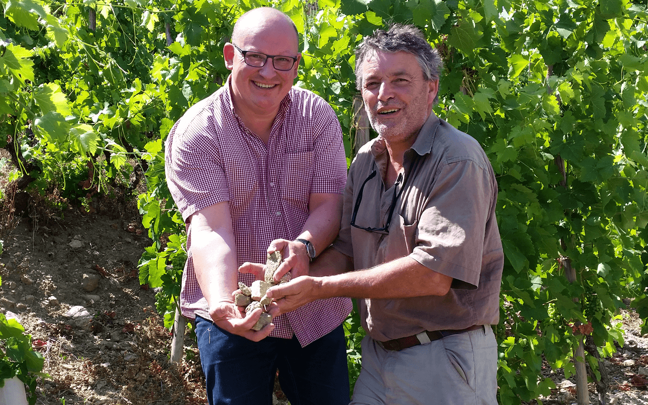 2018 Grain de Silex "Kalk Silex Feuerstein" Saint-Peray Nordrhône, Frankreich 