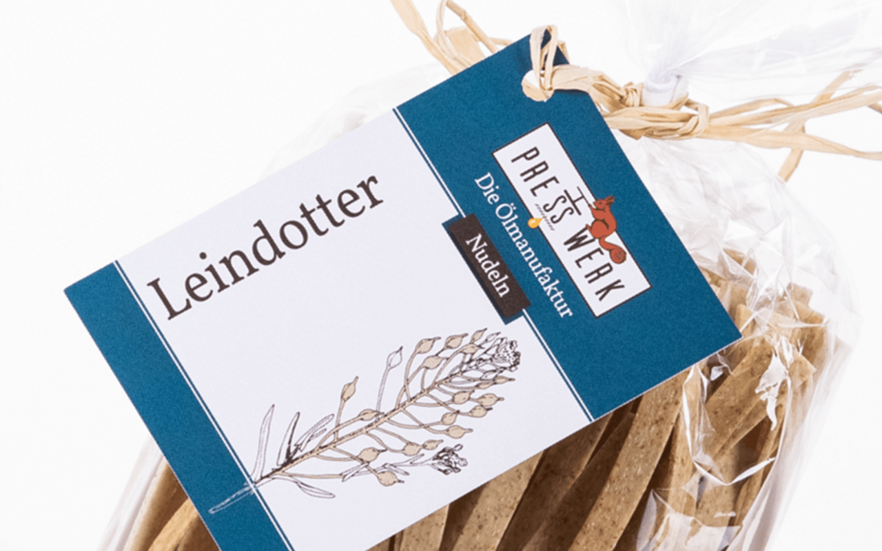 Zellertaler Leindotter-Nudeln - Ölmühle Michaela Hein