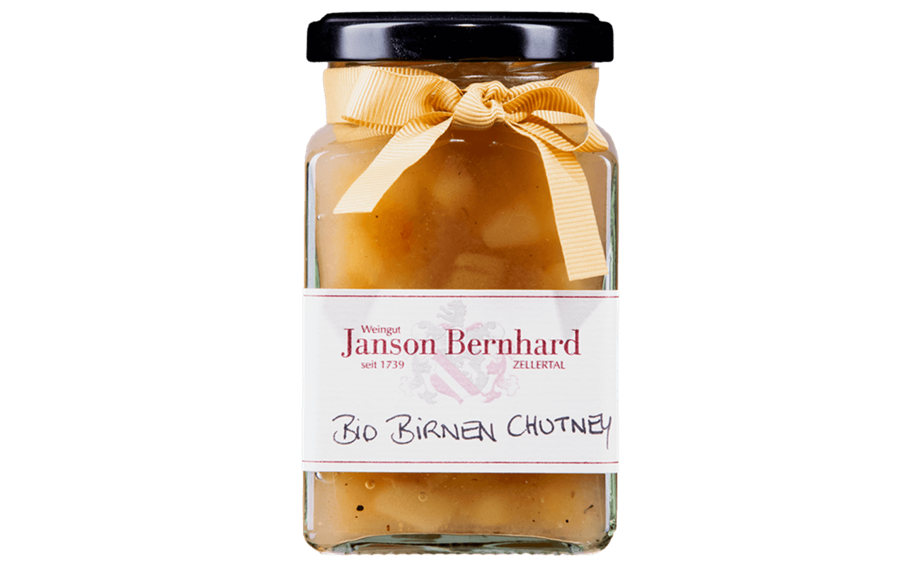 Zellertaler Bio-Birnen-Chutney von Demeter-Winzerin Christine Bernhard