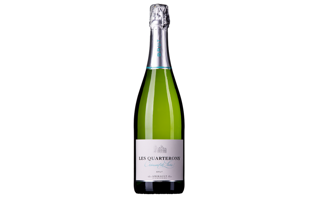 Crémant de Loire Les Quarterons "Kiesel Lehm" (Loire), Frankreich BEST BY "VINUM 12/2022"