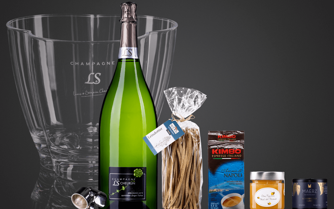 JTC Dreier-Kühler "1x 3000ml Champagner Brut mit Accessoires" Acrylglas (Abholpreis) JTC Dreier-Kühler "1x 3000ml Champagner Brut mit Accessoires" Acrylglas (Abholpreis)