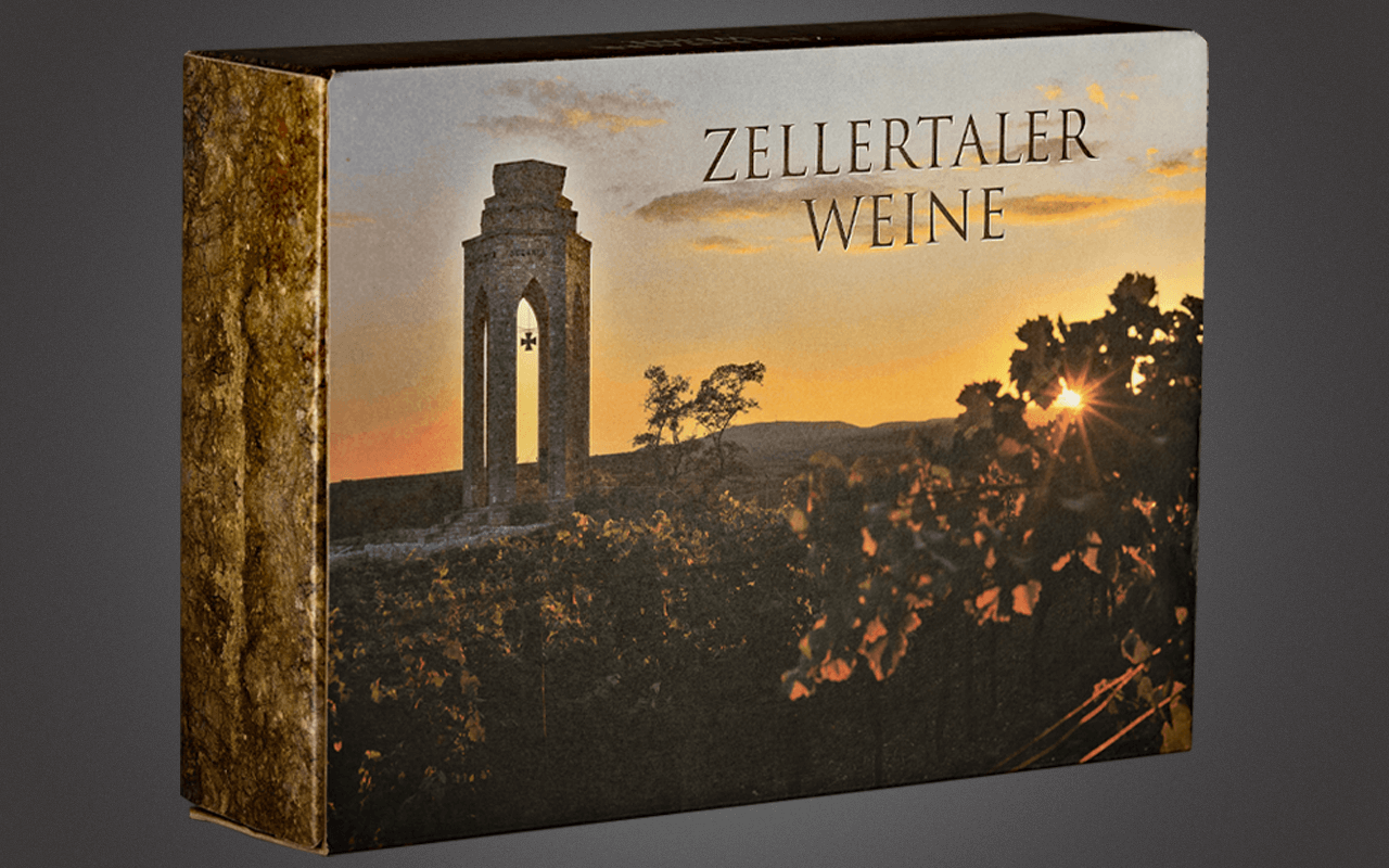 JTC Zellertal-Genießerbox "Sylvaner Sekt, Pinot, Rosé und Zitronen-Chilli" Präsent zum Abholpreis