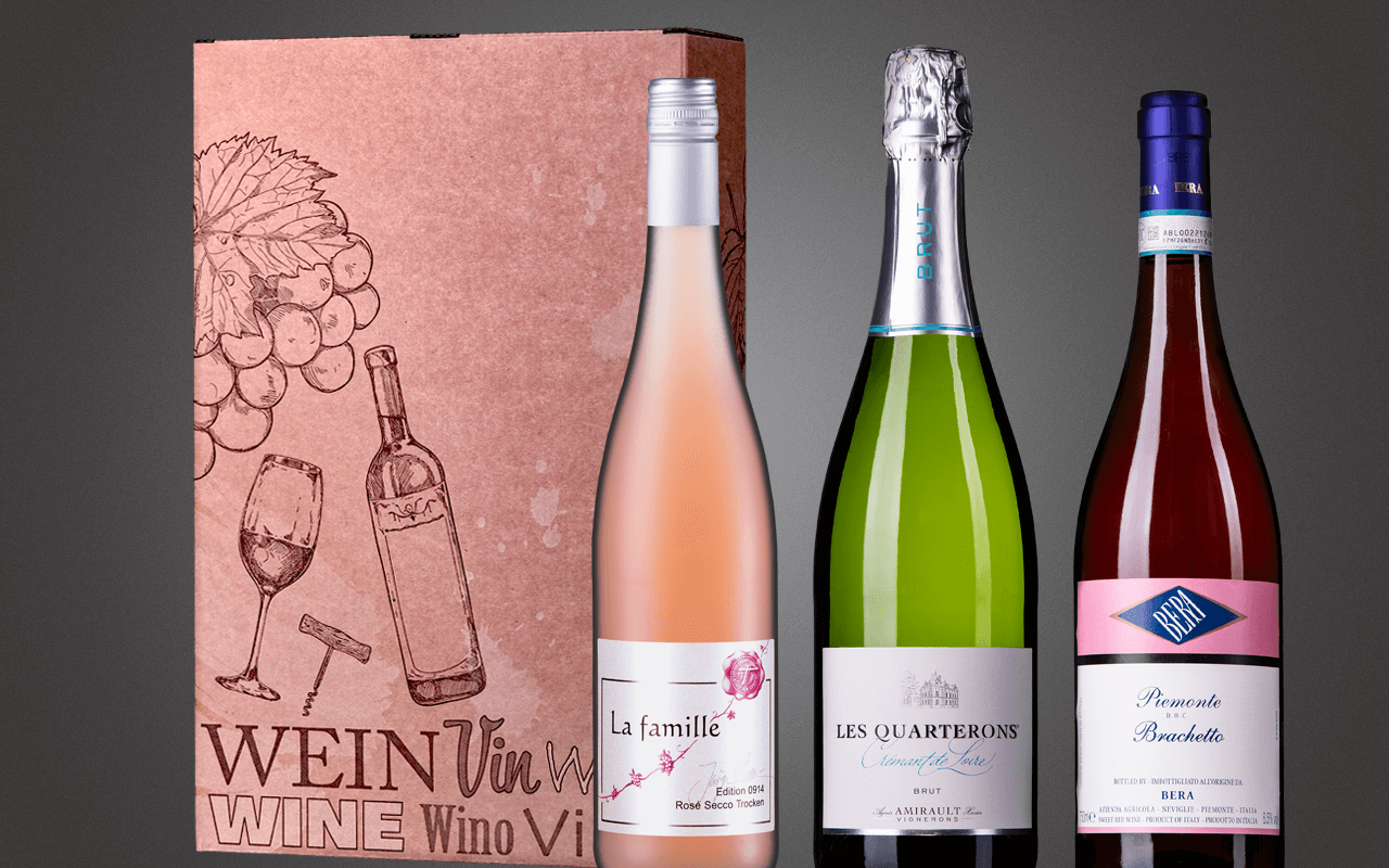 JTC 3er Karton "Feine Schaumweine Europas mit Crémant de Loire" - Präsent zum Abholpreis JTC 3er Karton "Feine Schaumweine Europas mit Crémant de Loire" - Präsent zum Abholpreis