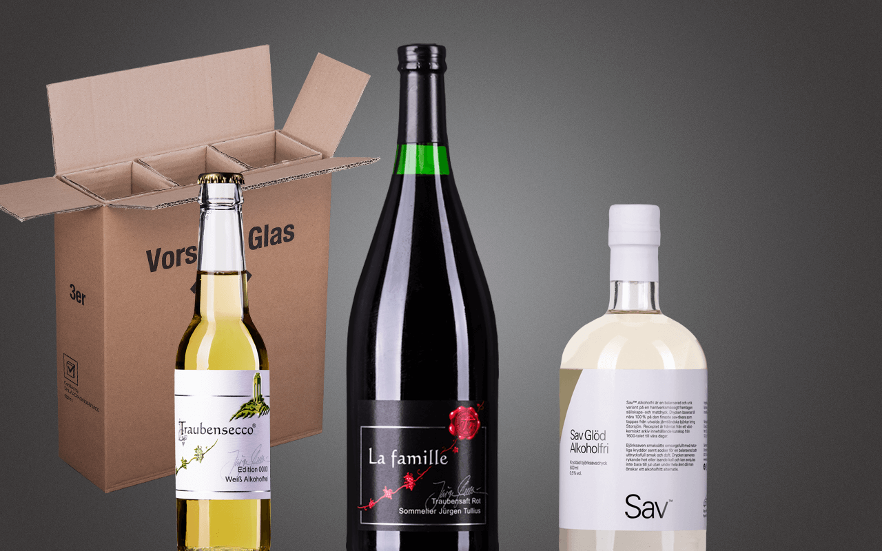 Probierbox neu(!) 3er "JTC Alkoholfrei" Selektion Sommelier Jürgen Tullius (Abholpreis)