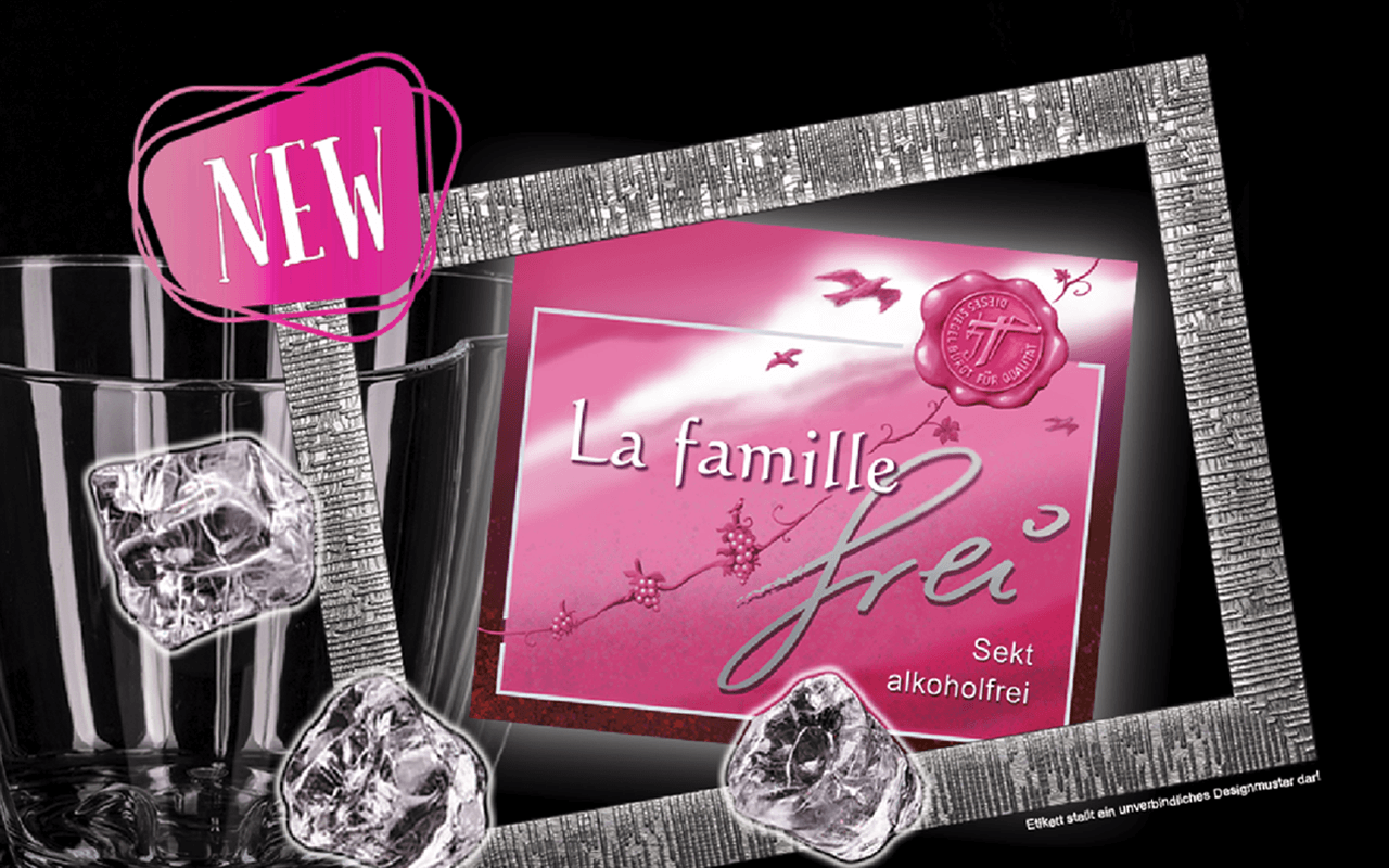 JTC La famille frei rosé alkoholfrei - Edition Weinbibliothek Zellertal