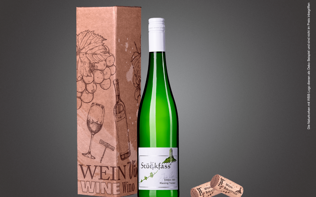 JTC 1er Karton "Demeter Riesling Trocken Mosel JTC Stückfass" (Präsent zum Abholpreis Vinothek) JTC 1er Karton "Demeter Riesling Trocken Mosel JTC Stückfass" (Präsent zum Abholpreis Vinothek)