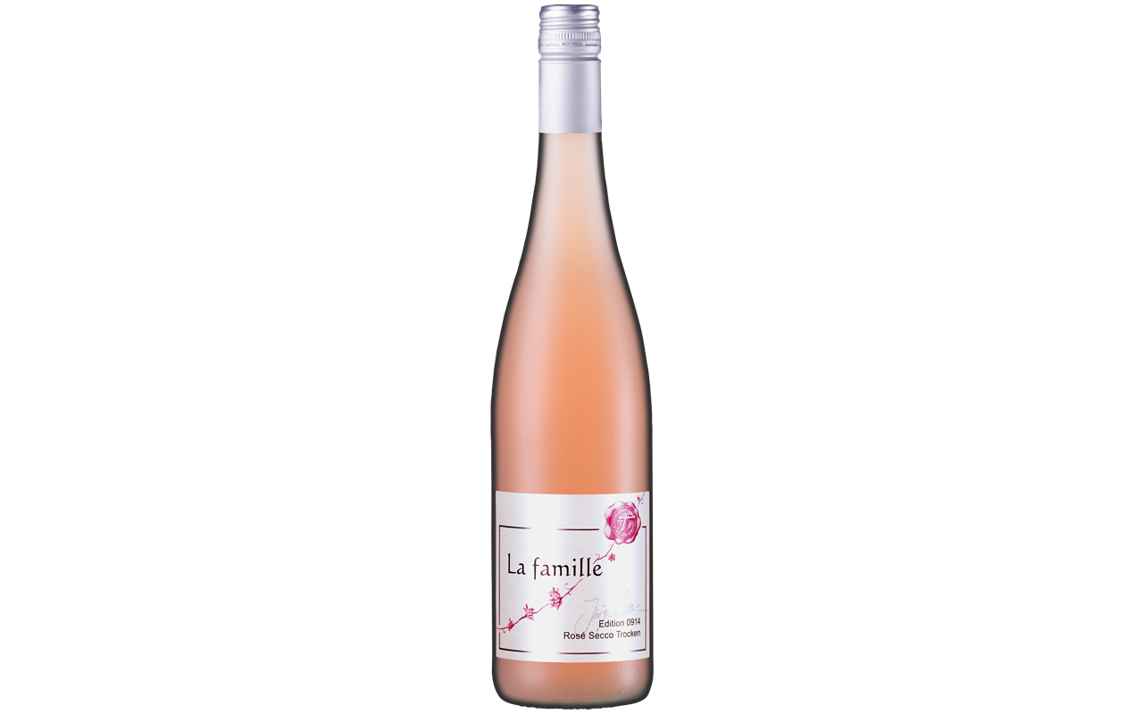 JTC La Famille Rosé Secco "Lehm Kiesel Sand" - Sommelier-Edition, Mittelhaardt, Pfalz, Deutschland